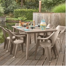 KETER. Scaun plastic cappuccino Dante..
